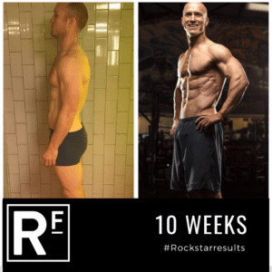 10 week body transformation london - Before and after - Duncan Photoshoot