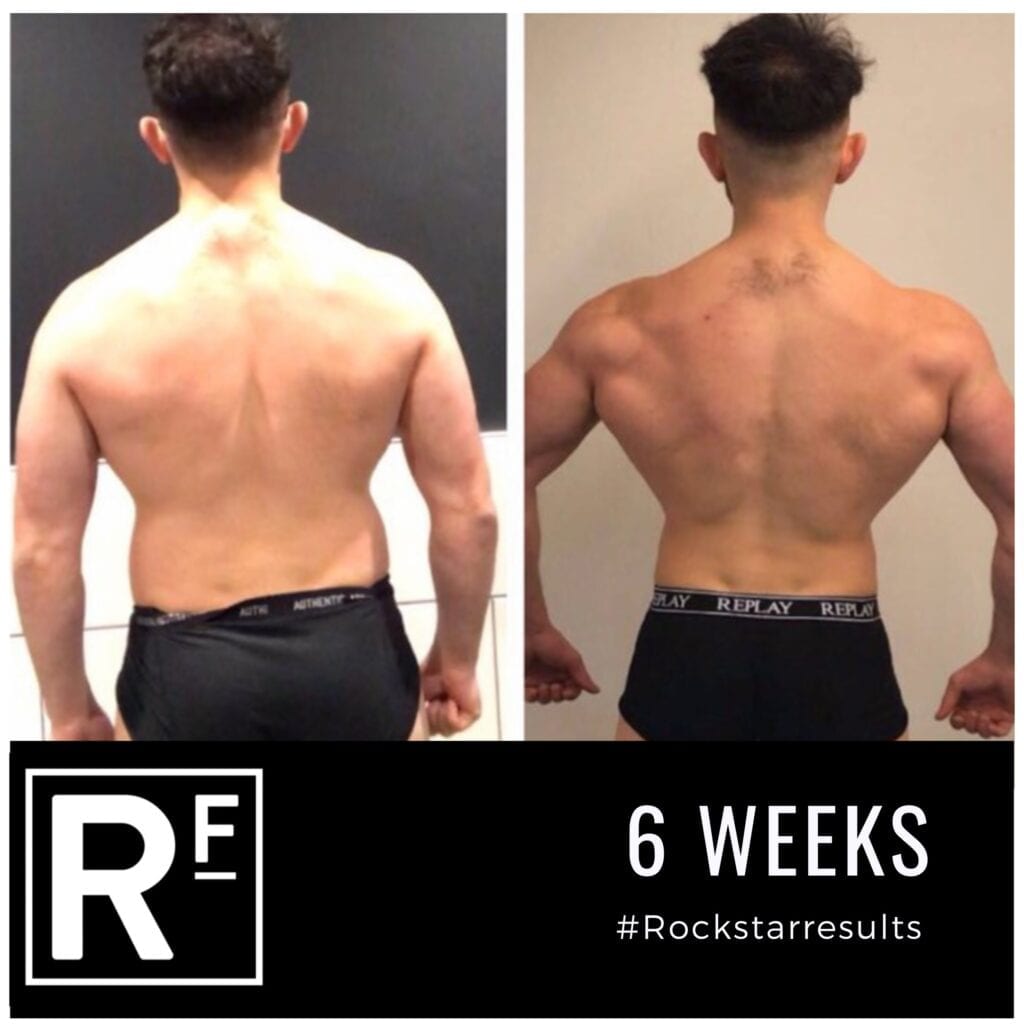 6 week body transformation london - Before and after - Samir