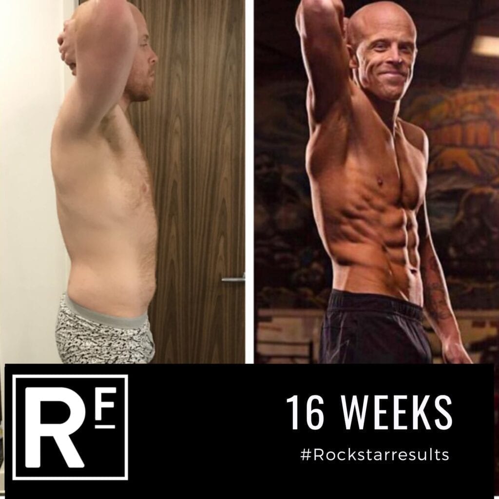 16 week body transformation - london - Tom