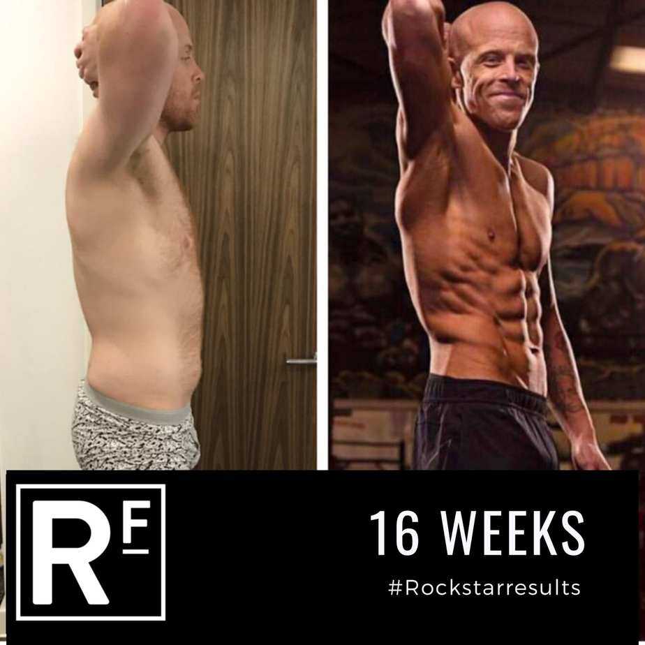 16 week body transformation - london - Tom