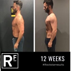 12 week body transformation london - Before and after - Michael 2