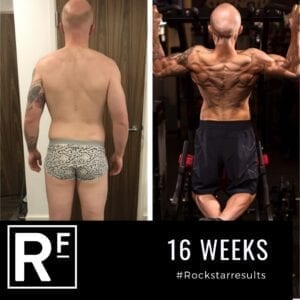 16 week body transformation london - Before and after - Tom Photoshoot