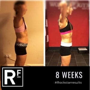 8 week body transformation london - Before and after