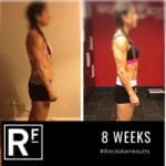 8 week body transformation london - Before and after