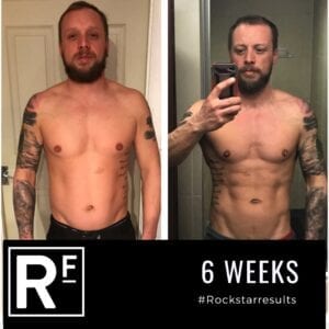 6 week body transformation london - Before and after