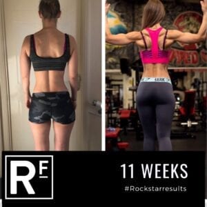 12 week body transformation london - Before and after - Mairita