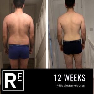 12 week body transformation london - Before and after-Alistair 3