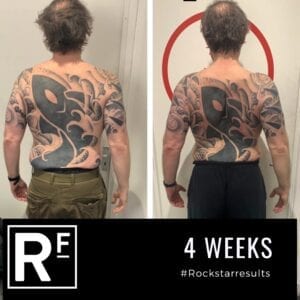 4 week body transformation london - Before and after- Malcolm