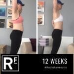 12 week body transformation london - Before and after