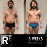 8 week body transformation london - Before and after-Danny