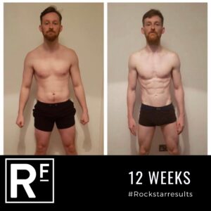 12 week body transformation- Personal Training-Simon 3
