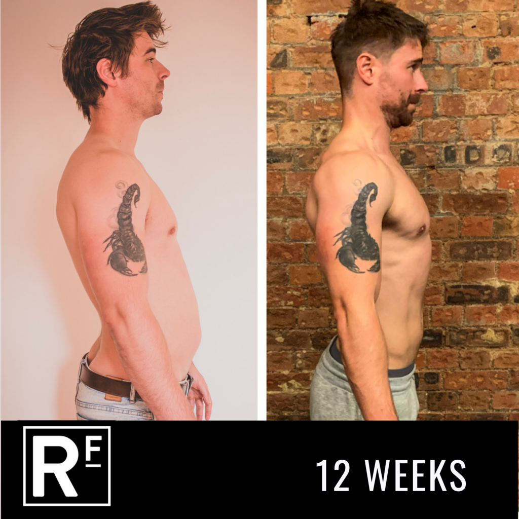 12 week body transformation - london- James Turner
